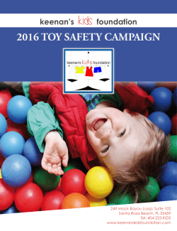 Toy Safety Campaign 2016