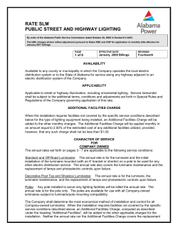 rate slm public street and highway lighting