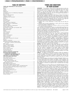 Account Agreement - Idaho Central Credit Union