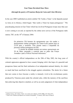 The Poetry of Francisco Borja da Costa and