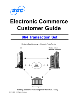 864 Transaction Set