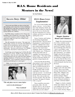 July 2015 Newsletter