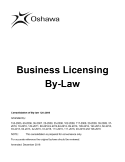 By-law 120-2005 - City of Oshawa