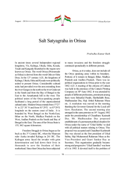 Salt Satyagraha in Orissa