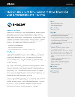 Shazam Uses Real-Time Insight to Drive Improved User
