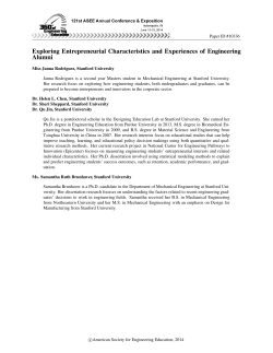 Exploring Entrepreneurial Characteristics and Experiences of