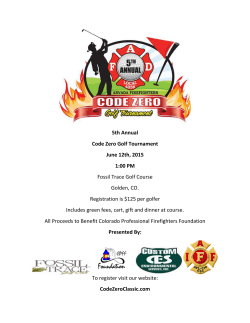5th Annual Code Zero Golf Tournament June