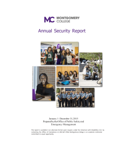 Annual Security Report