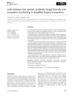 Links between tree species, symbiotic fungal diversity