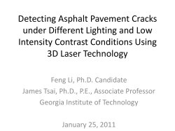 Detecting Asphalt Pavement Cracks under Different