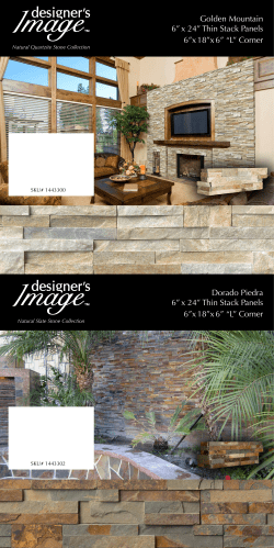 Golden Mountain 6&rdquo; x 24&rdquo; Thin Stack Panels 6&rdquo;x 18&rdquo;x 6&rdquo; &ldquo;L&rdquo; Corner