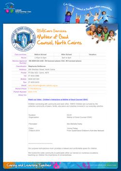North Cairns OSHCare - Catholic Early Learning and Care Services