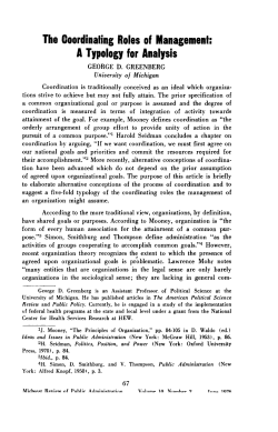 The Coordinating Roles of Management - Deep Blue