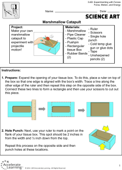 Marshmallow Catapult