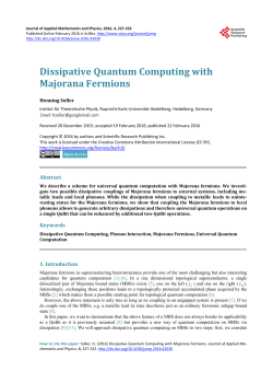 Dissipative Quantum Computing with Majorana Fermions