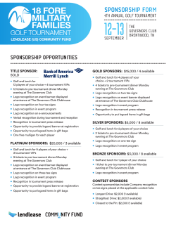 sponsorship form