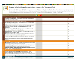 Elements for PBCC Success
