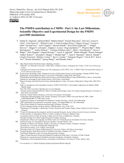 The PMIP4 contribution to CMIP6 - Part 3: the Last