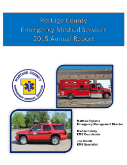 EMS Report - City of Stevens Point