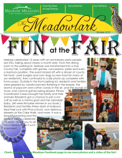 at the - Melrose Meadows