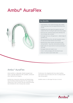 Ambu&reg; AuraFlex&trade; Datasheet