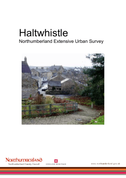 Haltwhistle - Northumberland County Council