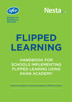 Companion handbook - National Foundation for Educational