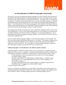 An Introduction to Child Pornography Sentencing