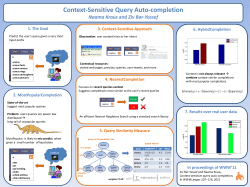 NearestCompletions Suggest completions most similar to the user`s