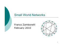 Small World Networks