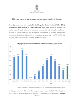 This year, wages in real terms are some 3 percent