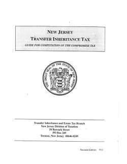 Inheritance Tax Guide for the Computation of the Compromise Tax