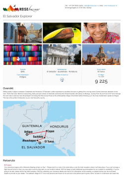 El Salvador Explorer