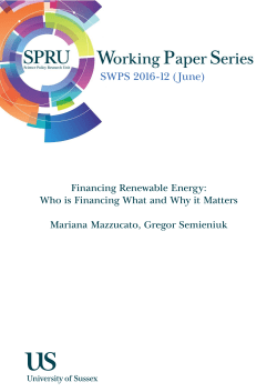 SWPS 2016-12 - University of Sussex