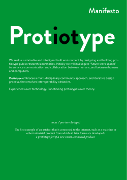 Manifesto - Protiotype