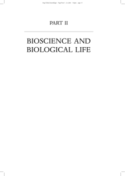bioscience and biological life