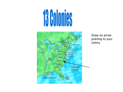Draw an arrow pointing to your colony