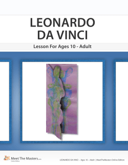 Step 1 - Introducing the Leonardo Da Vinci