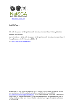 NatSCA News Issue 22