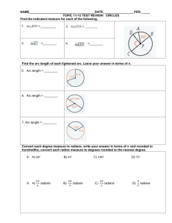 TOPIC 11-12 TEST REVIEW