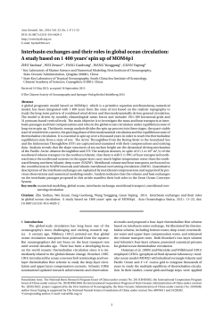 Interbasin exchanges and their roles in global ocean circulation: A