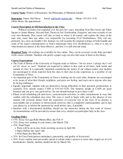 Syllabus Gandhi v2 - University of Virginia