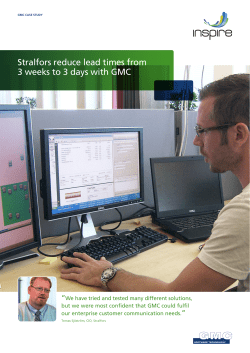 Stralfors reduce lead times from 3 weeks to 3 days