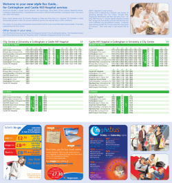 your new style Bus Guide... for Cottingham and Castle Hill Hospital