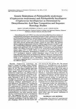 Cryptococcus neoformans - International Journal of Systematic and