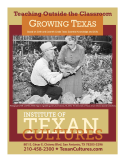 Growing Texas - Institute of Texan Cultures