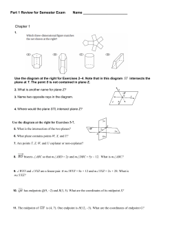 Part 1 Review for Semester Exam Name