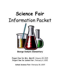 Science Fair Information Packet