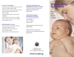 Shaken Baby Syndrome