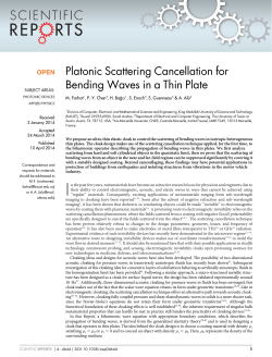 Platonic Scattering Cancellation for Bending Waves